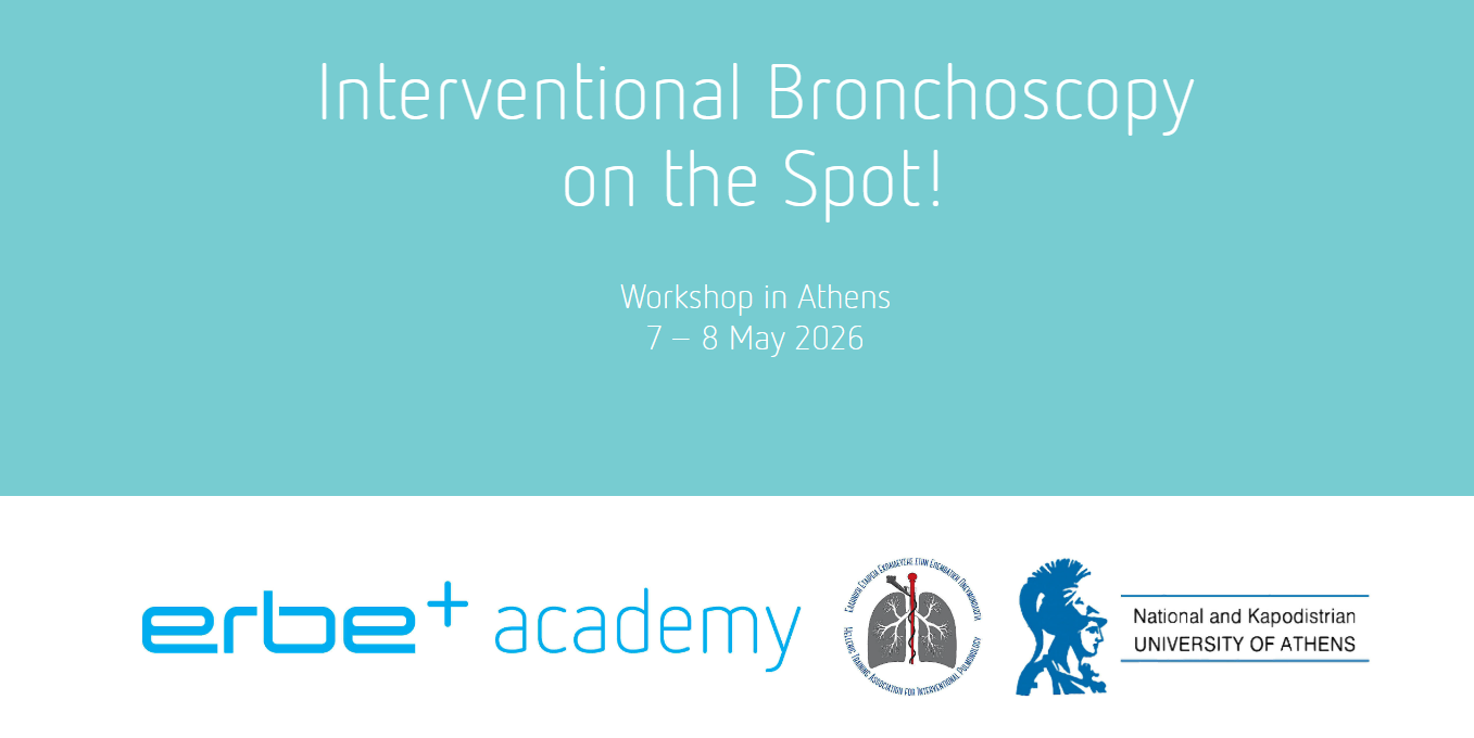 ERBE+ Academy Workshop - Interventional Bronchoscopy on the Spot - Athens, 7-8 May 2026