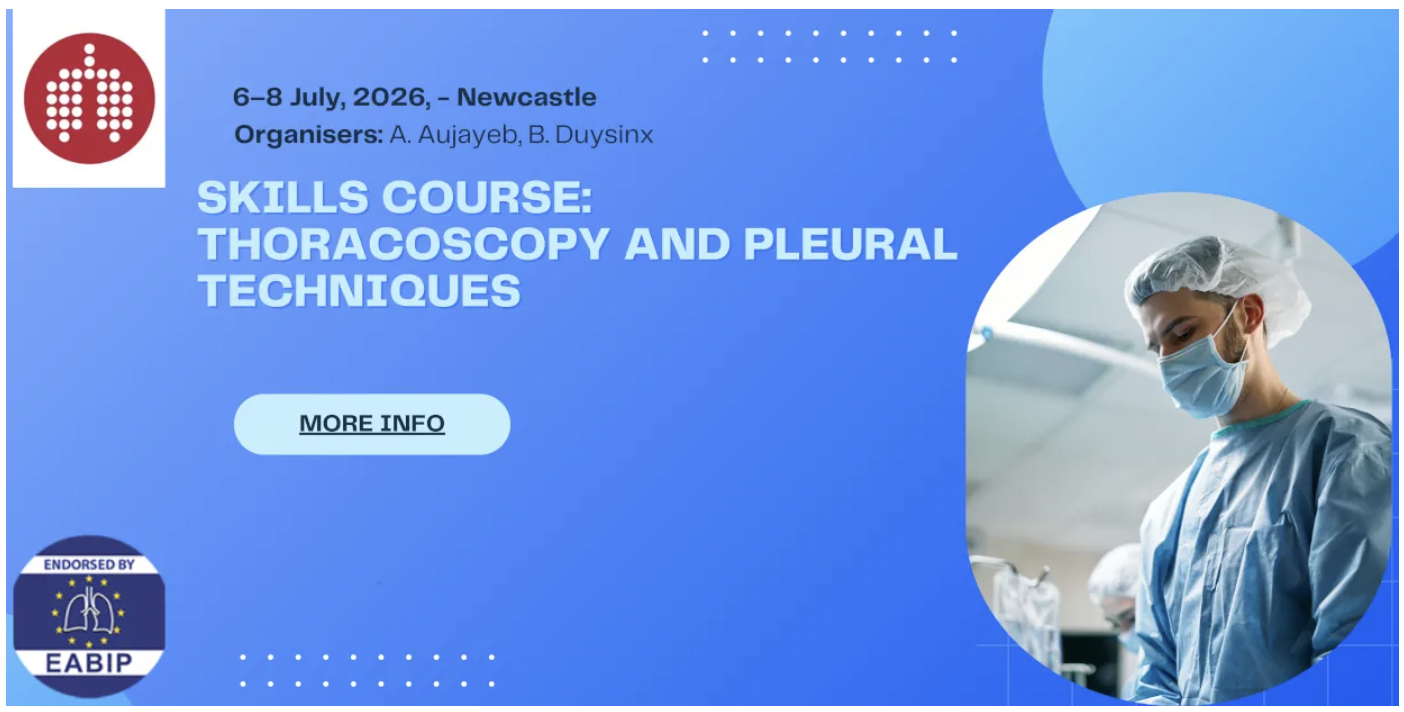 Skills Course: Thoracoscopy and Pleural Techniques - Newcastle, 6-8 July 2026