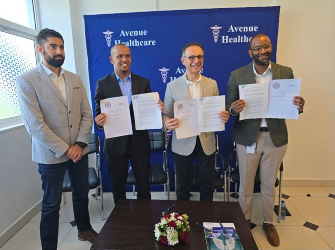 MOU signing for the launch of the 2nd WABIP Interventional Pulmonology Institute at Avenue Hospital, Nairobi, Kenya