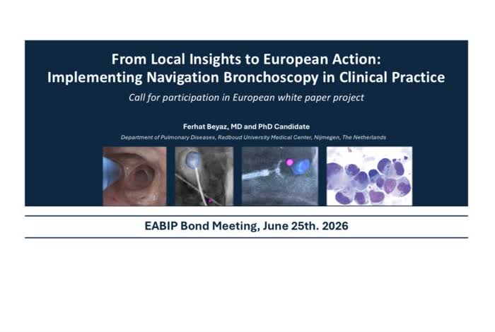 From Local Insights to European Action: Implementing Navigation Bronchoscopy in Clinical Practice, presented at the EABIP Board Meeting, June 25 2026