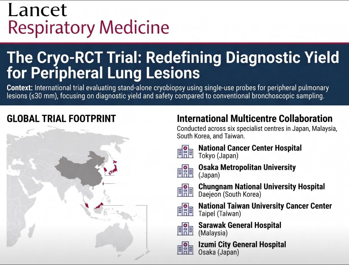 The Cryo-RCT Trial: international multicentre collaboration across six centres in Japan, Malaysia, South Korea and Taiwan